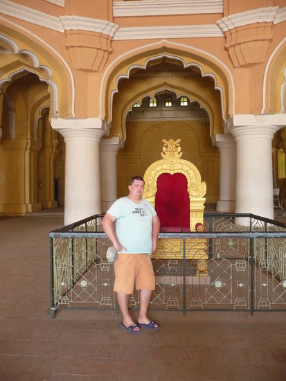 Hier bin ich noch einmal im Nayak Palast