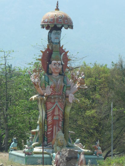 Götterfiguren in Kerala