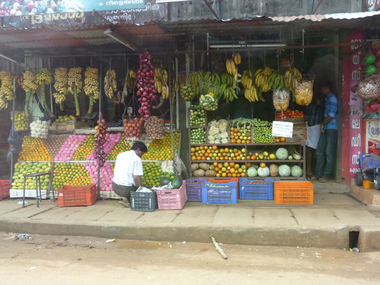 Obststand in einen der Dörfer