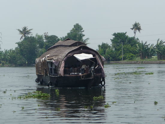 Hausboot auf den Backwaters