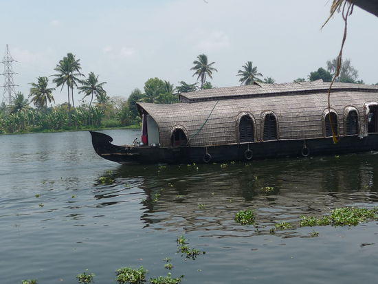 Hausboot auf den Backwaters