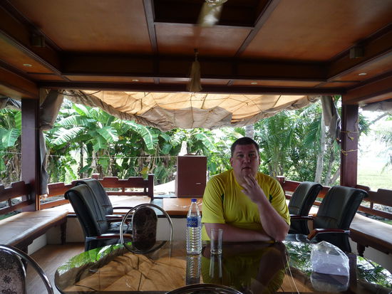 Ich auf dem Hausboot