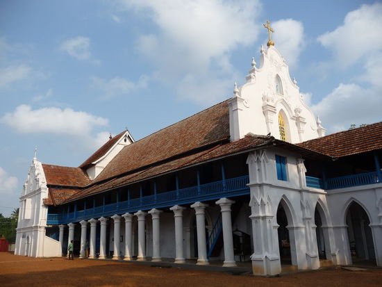 Kirche der Christen die in Kerala besonders stark vertreten sind