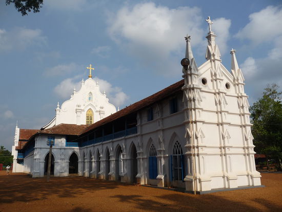 Kirche der Christen die in Kerala besonders stark vertreten sind