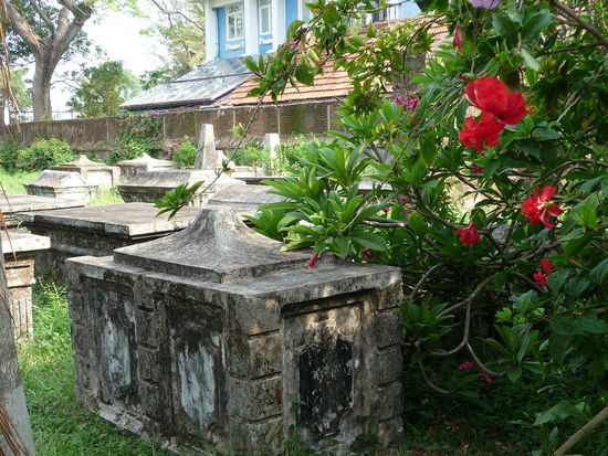 Holländischer Friedhof in Cochin geweiht 1724