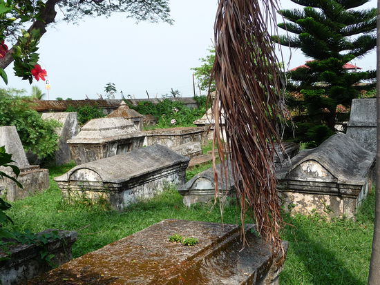 Holländischer Friedhof in Cochin geweiht 1724