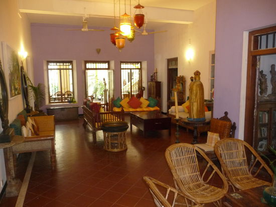 Wohnraum der Familie