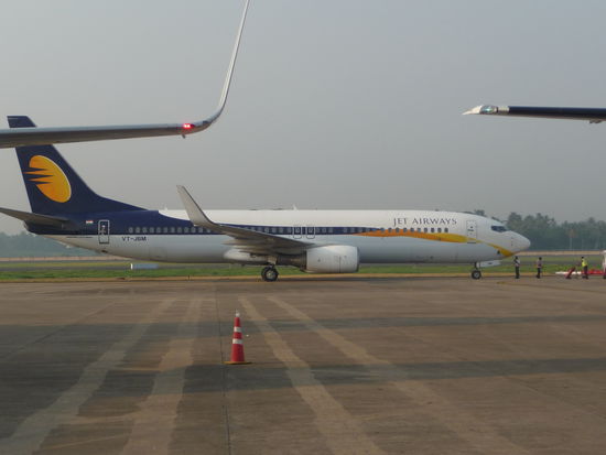 Jet Airways am Flughafen Cochin