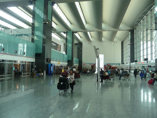 Ankunftshalle Flughafen Bangalore
