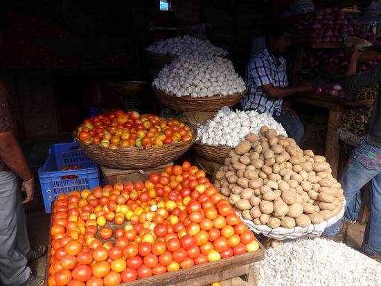 Tomaten und Knoblauch