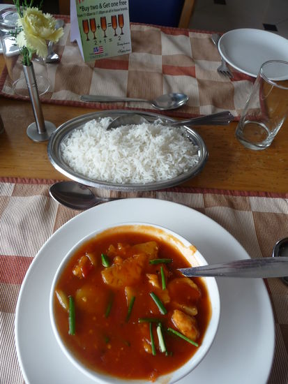 Sweet Chicken Reis für 241 Rupie = 3,48 Euro