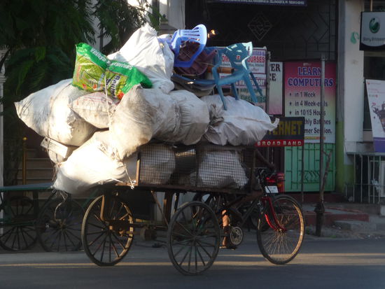 Warentransport auf 3 Rädern