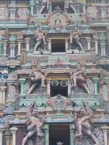 Figuren am Nataraja Tempel Chidambaram