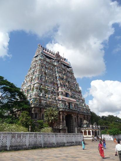 ein weiterer Torturm des Nataraja Tempel Chidambaram