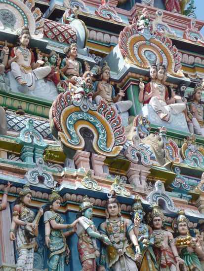 Figuren am Nataraja Tempel Chidambaram