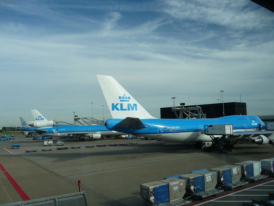 KLM in Schiphol Amsterdam