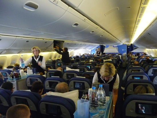 Getränke für die Fluggäste