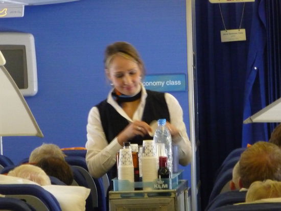 Getränke für die Fluggäste