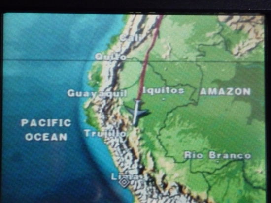 Noch 1 Stunde bis Lima