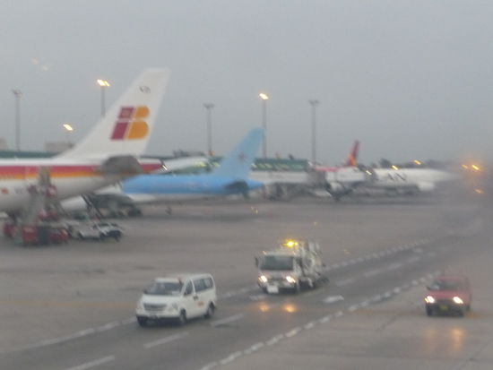 Ankunft in Lima am Abend und 20 Grad Außentemperatur