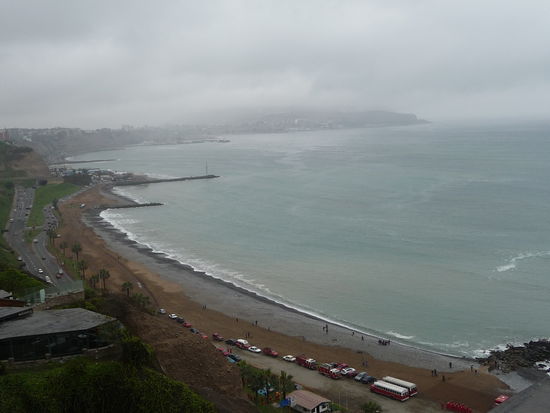 Pazifik Küste im Stadtteil Miraflores
