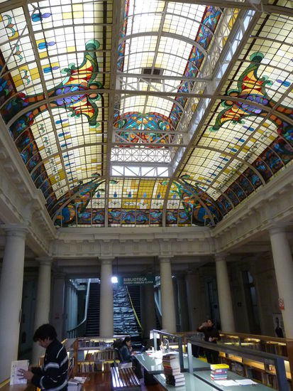 Wartehalle im Desamperados Alter Bahnhof in Lima