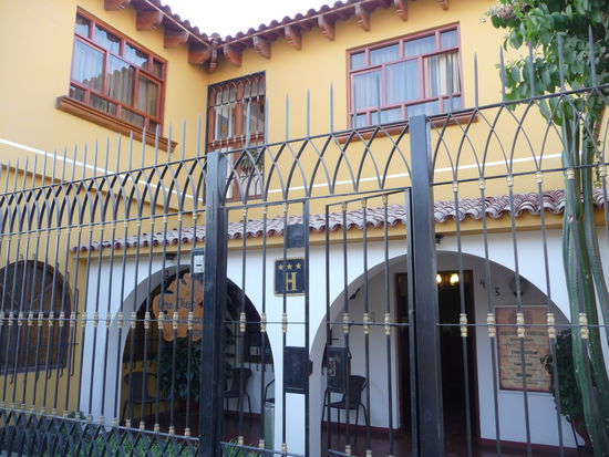 Eingang vom Hotel in Nasca