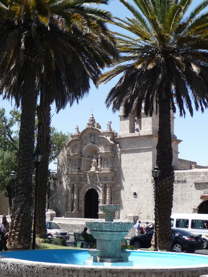 Blick auf Kirche in Yanahuara