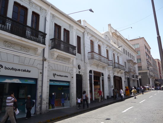 Straße Santo Domingo in Arequipa