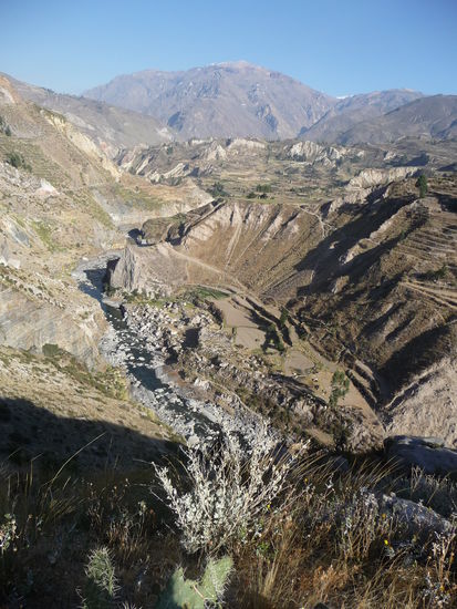 Tiefe Schluchten im Colca Canyon
