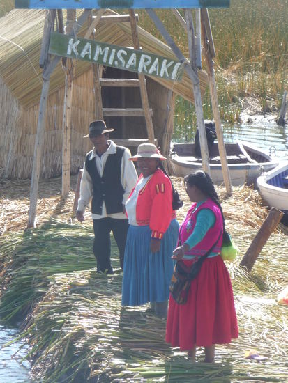 Erste Inseln der Uros