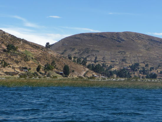 Fahrt über den Titicaca See