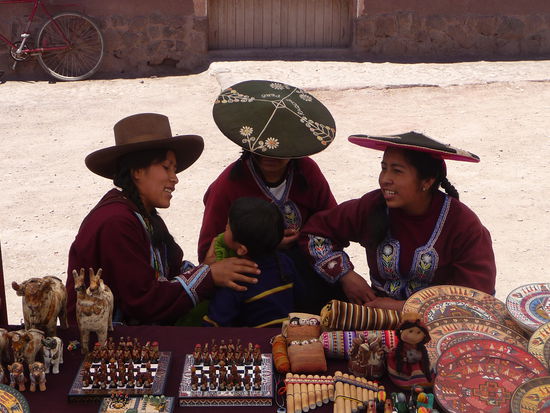 Auch hier wird Kunsthandwerk verkauft