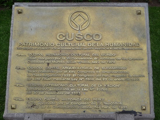 UNESCO WELTKULTURERBE - CUSCO