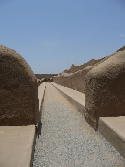 Endlose Gänge in Chan Chan