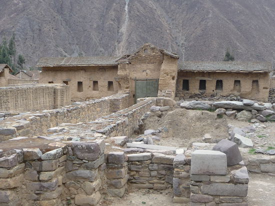 Bewässerungssystem in Ollantaytambo