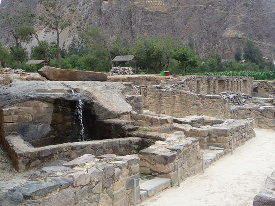 Bewässerungssystem in Ollantaytambo