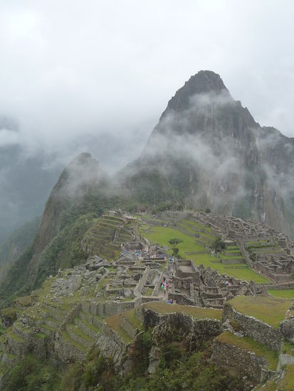 Es zieht Nebel auf und es fängt an zu regnen