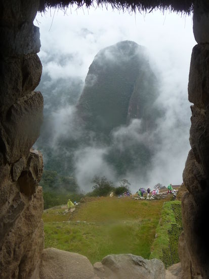 Es zieht Nebel auf und es fängt an zu regnen