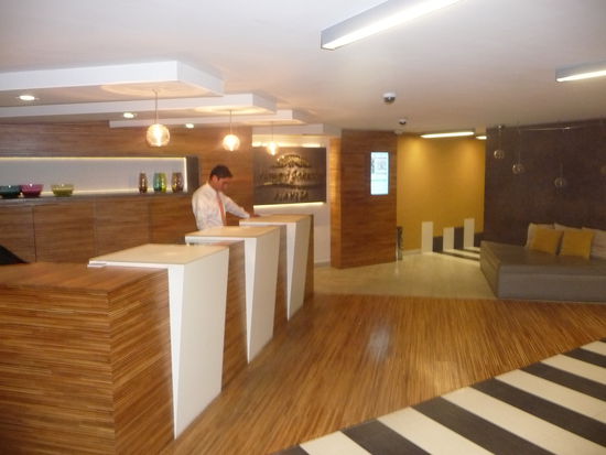 Ankunft im Hotel der Hauptstadt