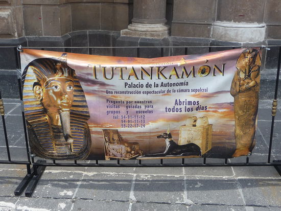 Die Austellung über Tutachamun jetzt auch in Mexiko City