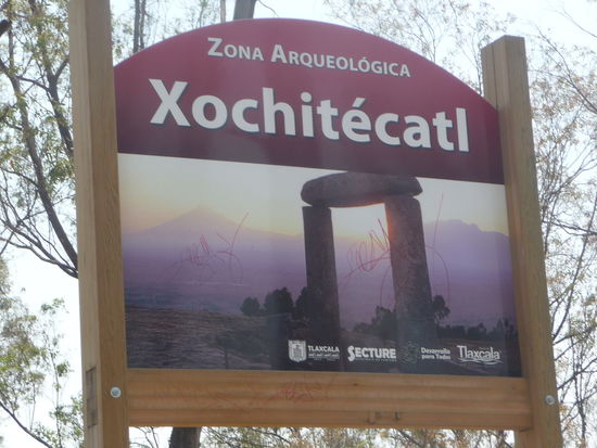Eingang zur Ruinenstätte Xochitecatl
