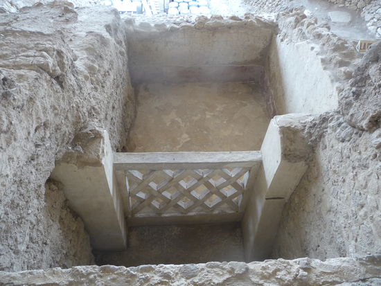 Räumlichkeiten im Tempel von Cacaxtla