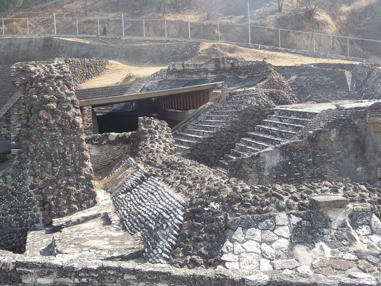 Die Tempelanlage von Cholula