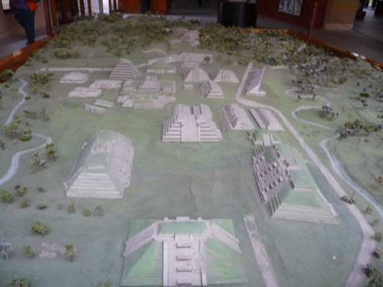 Model von El Tajin im angenzenden Museum