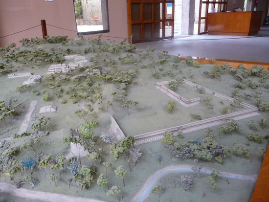 Model von El Tajin im angenzenden Museum