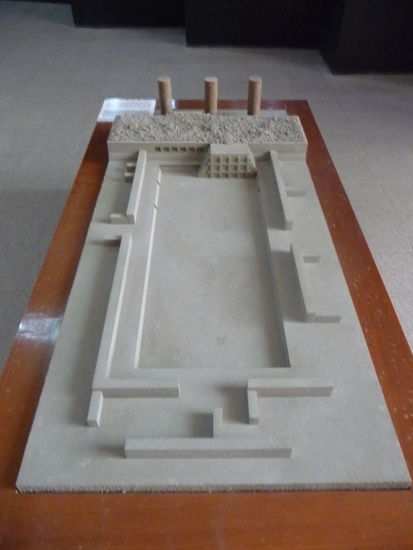 Model von El Tajin im angenzenden Museum