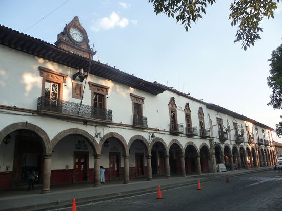 Palacio Municipal am Plaza Vasco de Quiroga in Patzcuaro
