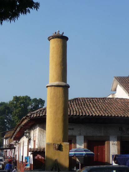 Plaza Bocanegra in Patzcuaro der kleinere der 2 Hauptplätze