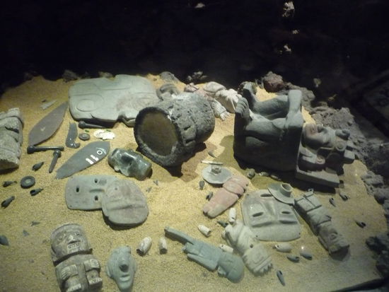 Fundstücke vom Gelände des Templo Mayor